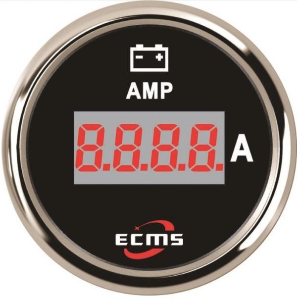 Цифровий амперметр ECMS PEA-BS±150A діаметр 52мм чорний 800-00169