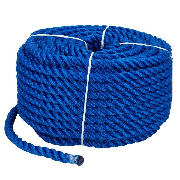 Мотузка POLYESTER 3 STRAND ROPE 10MM*30M BLUE