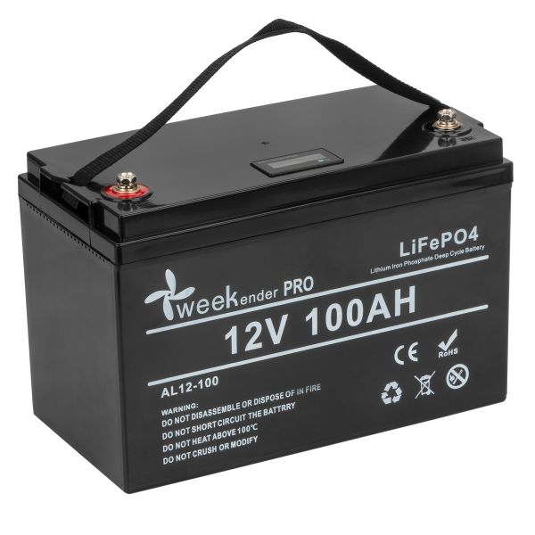 Літій-ферумний акумулятор Weekender PRO LIFEPO4 12v100Ah 3 роки гарантія