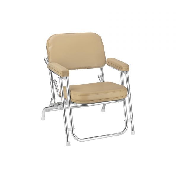 Сиденье алюминиевое Aluminum Folding Chair, песочное