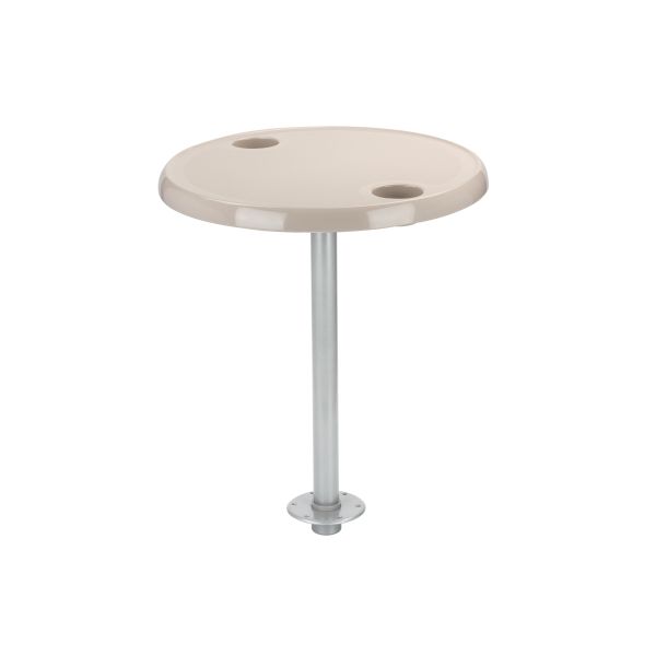 Набір круглий стіл зі стійкою 75201-03, колір Ivory