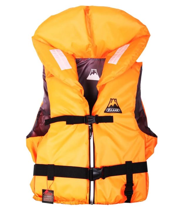 Спасательный жилет для отдыха на воде Vulkan Neon orange 70-90 кг